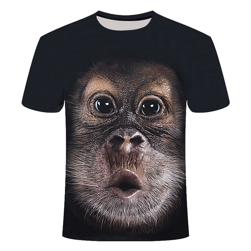 3D Funny Monkey T Shirt – Motizy